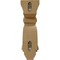 Ekena Millwork 3 3/8"W x 6 1/2"D x 10 1/2"H Los Angeles Hollow Back Corbel, Cherry COR03X06X10HACH - alternate 4